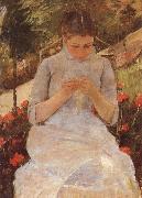 Mary Cassatt Being young girl who syr oil painting reproduction